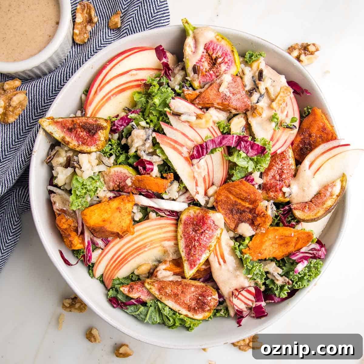 Fall Harvest Salad with Apple Vinaigrette