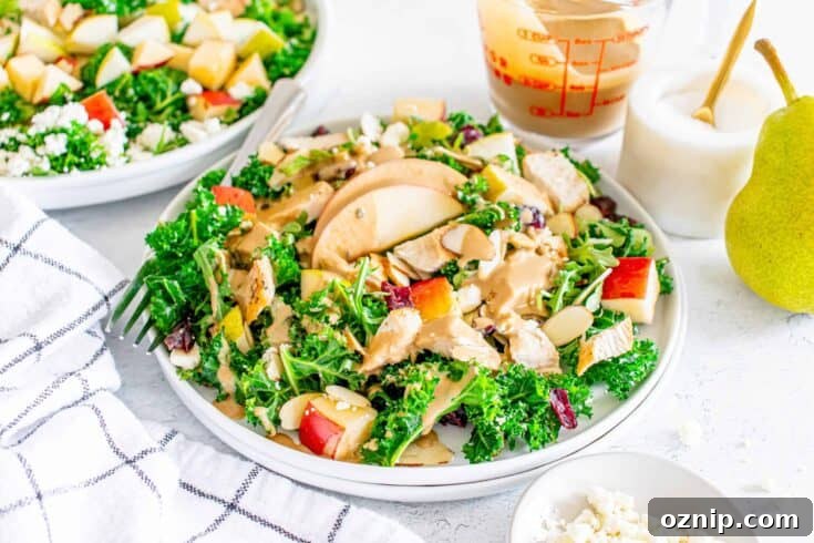 Chicken Harvest Salad with Apples