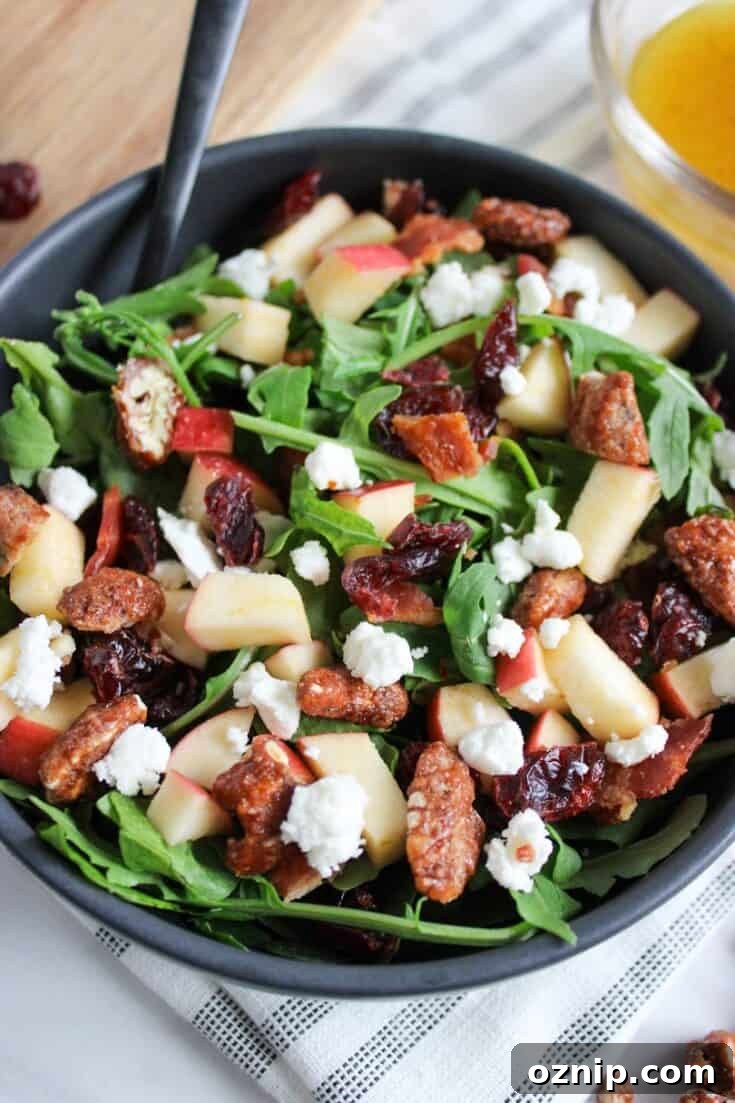 Apple Pecan and Bacon Salad