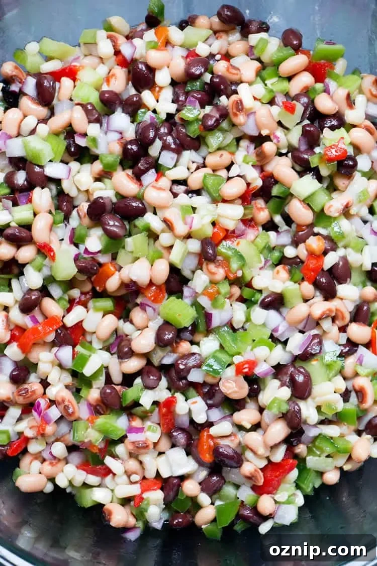 Jalapeno Bean Salsa. Lightly sweet with a bit of heat, this salsa gets recipe requests every where it goes! It's a great make ahead recipe.