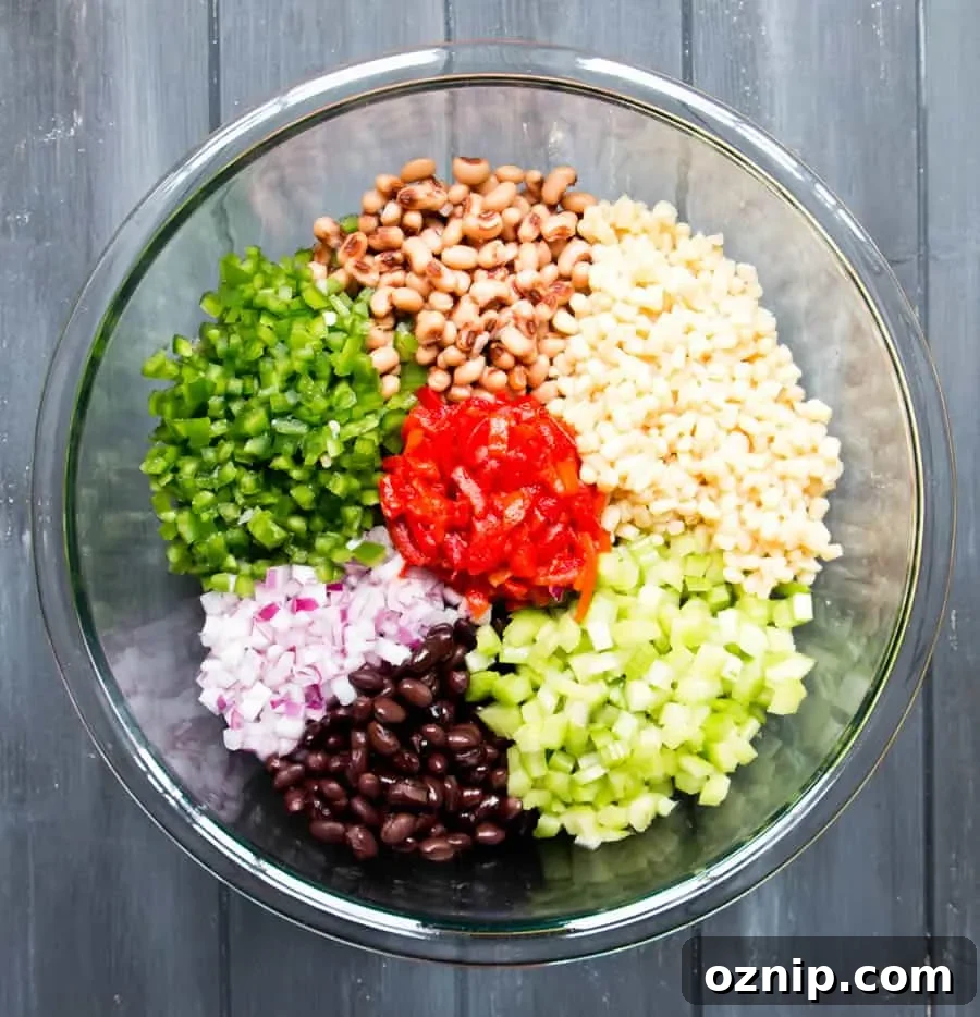 Jalapeno Bean Salsa. Lightly sweet with a bit of heat, this salsa gets recipe requests every where it goes! It's a great make ahead recipe.