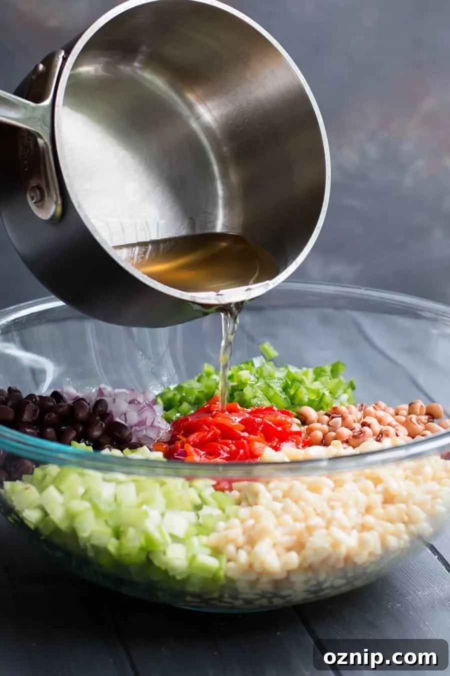 Jalapeno Bean Salsa. Lightly sweet with a bit of heat, this salsa gets recipe requests every where it goes! It's a great make ahead recipe.
