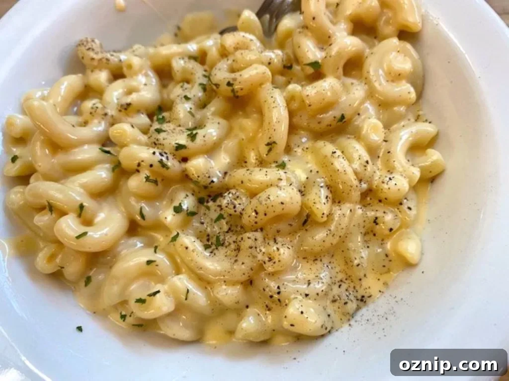 Creamy Instant Pot Mac and Cheese Recipe 5 Bowl of creamy homemade Instant Pot macaroni and cheese