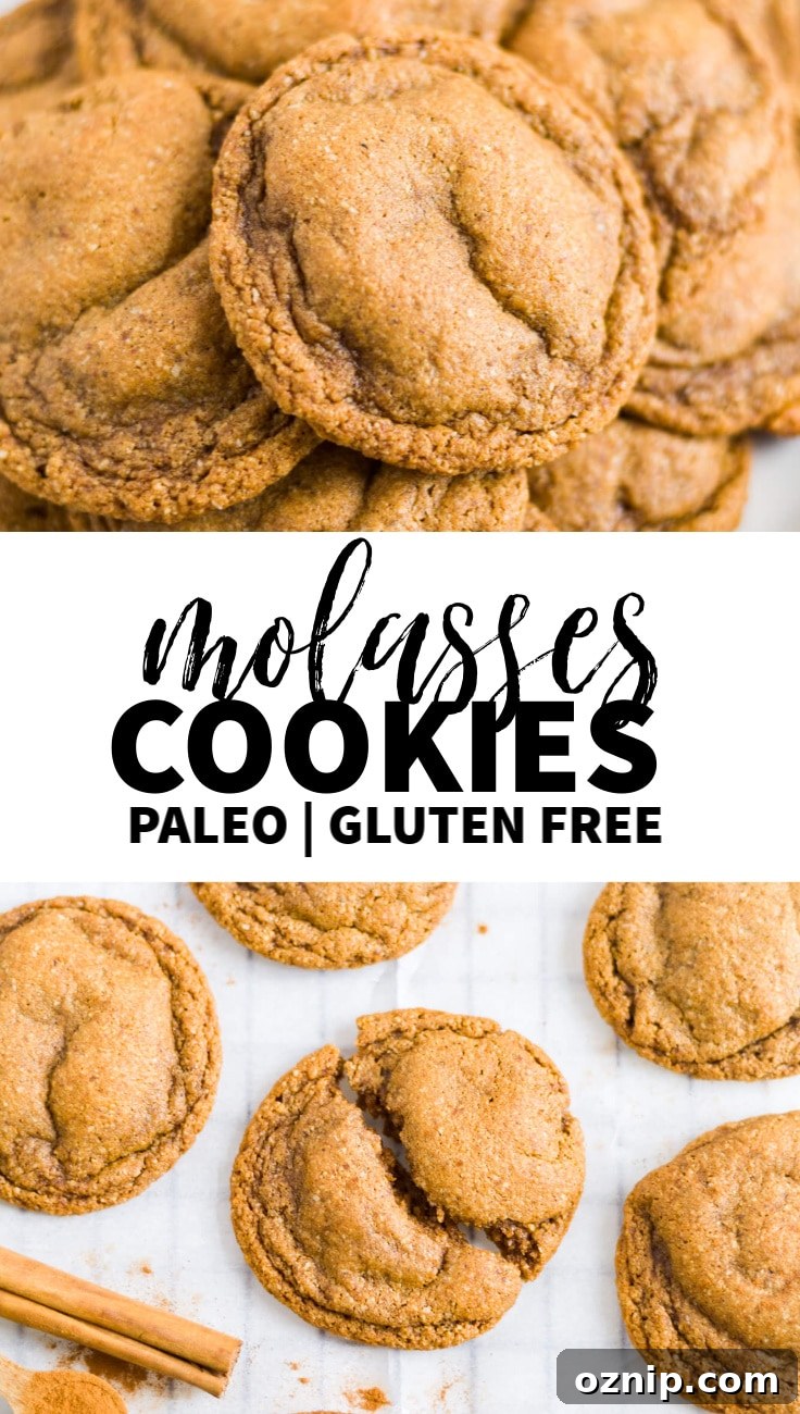 Soft Paleo Molasses Cookies 7 paleo molasses cookies
