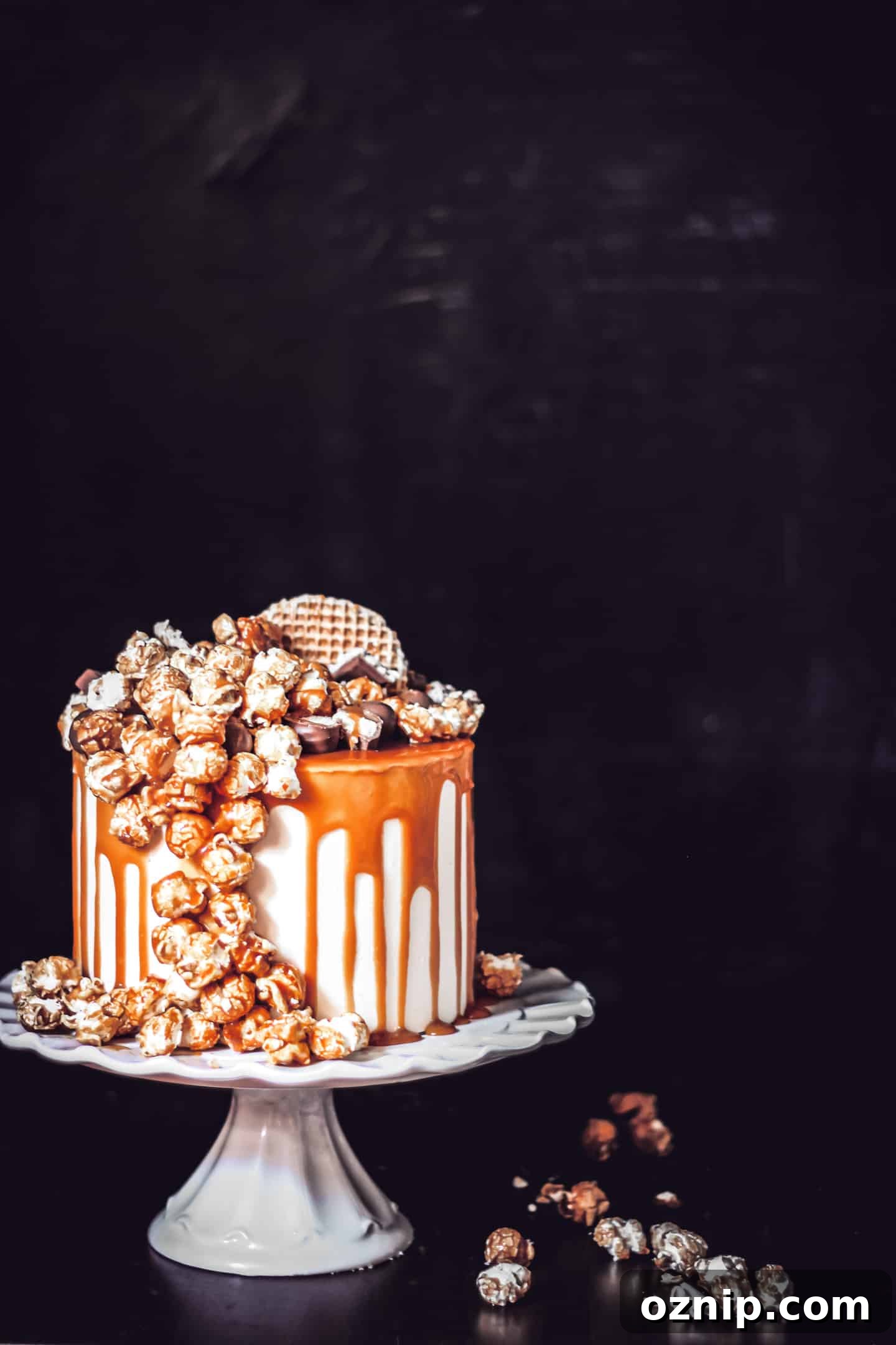 layer cake cheesecake au caramel au beurre salé