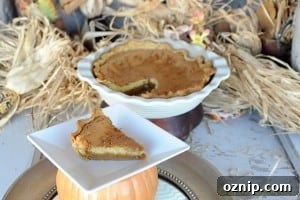 Southern Pumpkin Chess Pie Recipe 7 Finished pumpkin chess pie after baking.