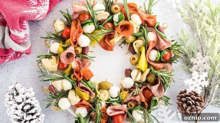 Antipasto Wreath