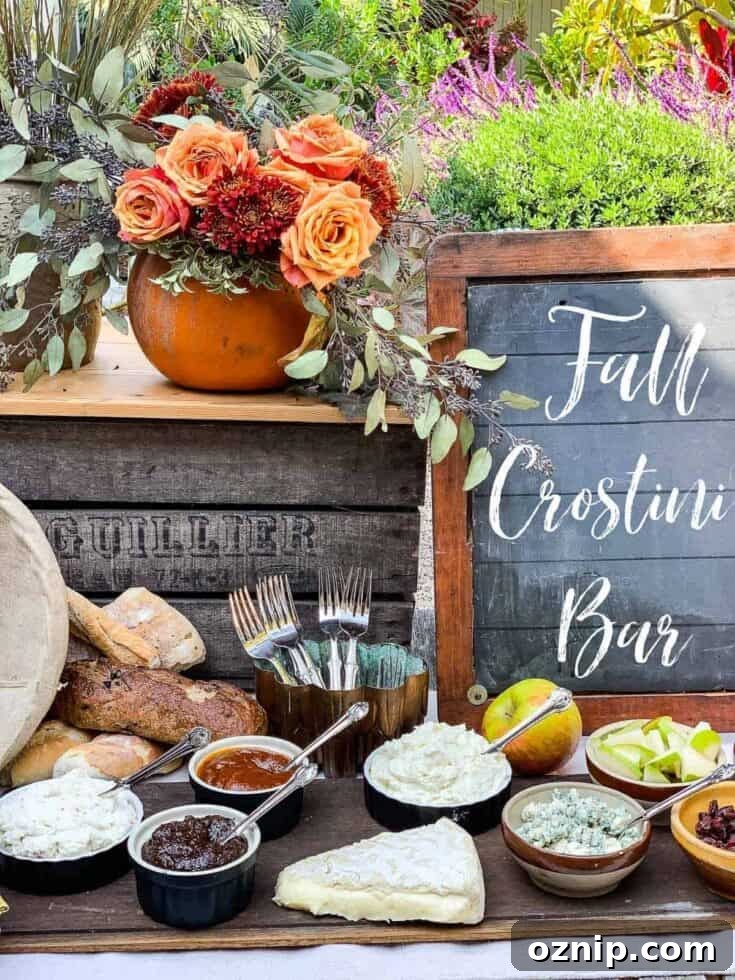 Fall Crostini Bar