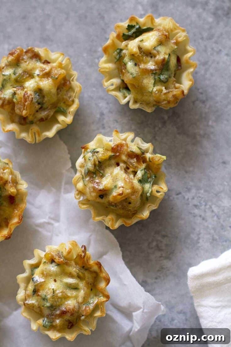 French Onion Tartlets