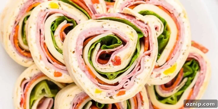 Easy Italian Pinwheels