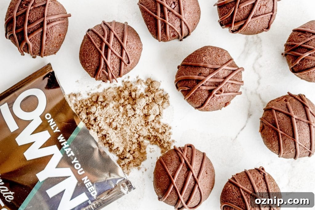 Chocolate Brownie Protein Balls Vegan Gluten Free Grain Free 4 Chocolate Protein Balls