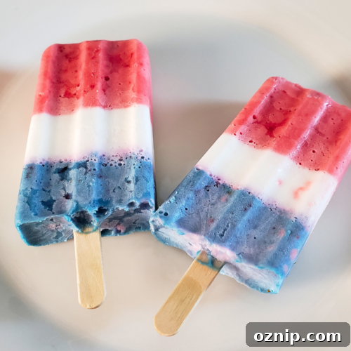 Easy Keto Layered Popsicles