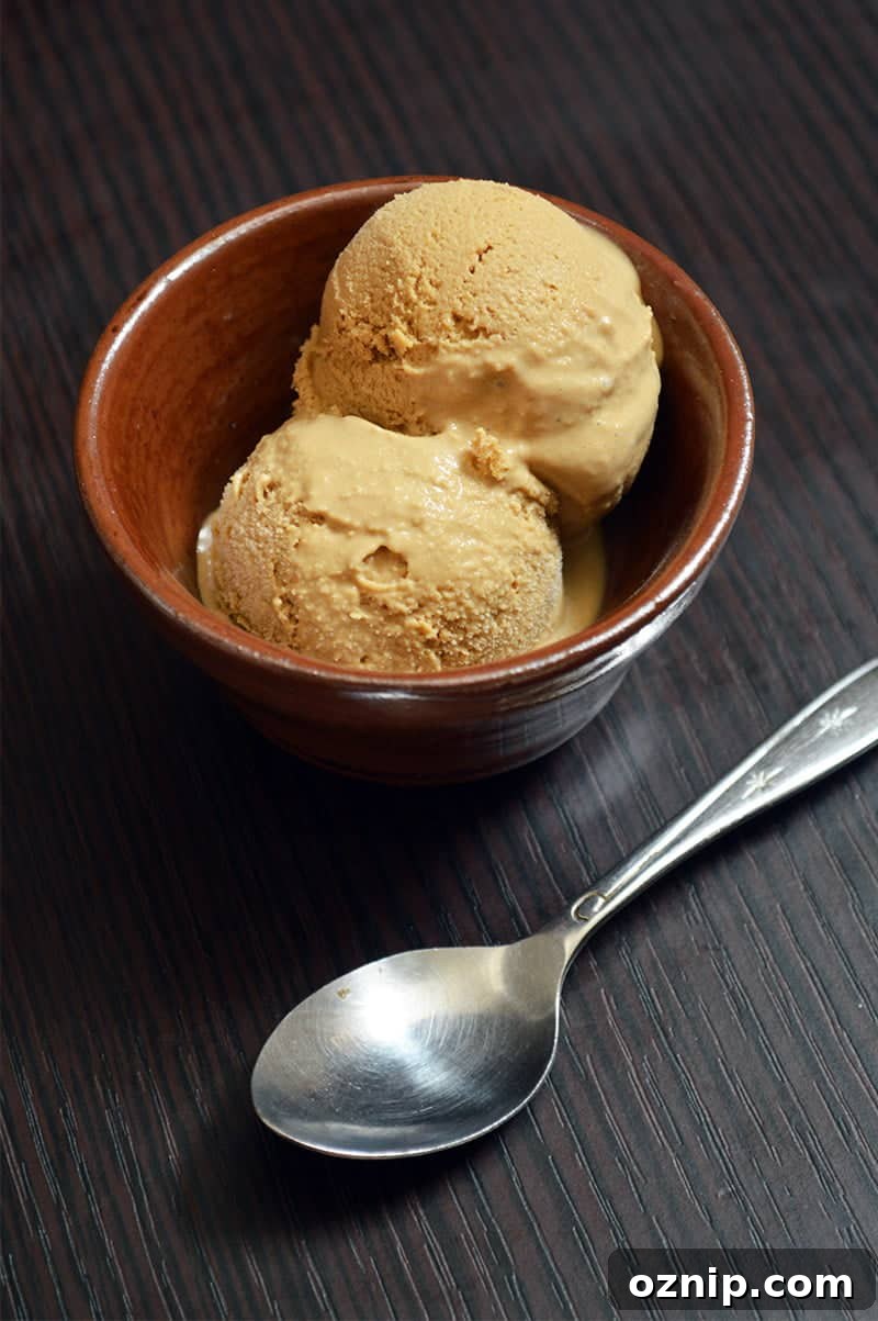 bourbon brown sugar ice cream 1