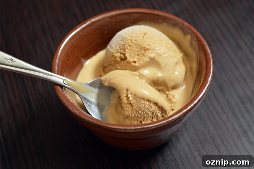 bourbon brown sugar ice cream