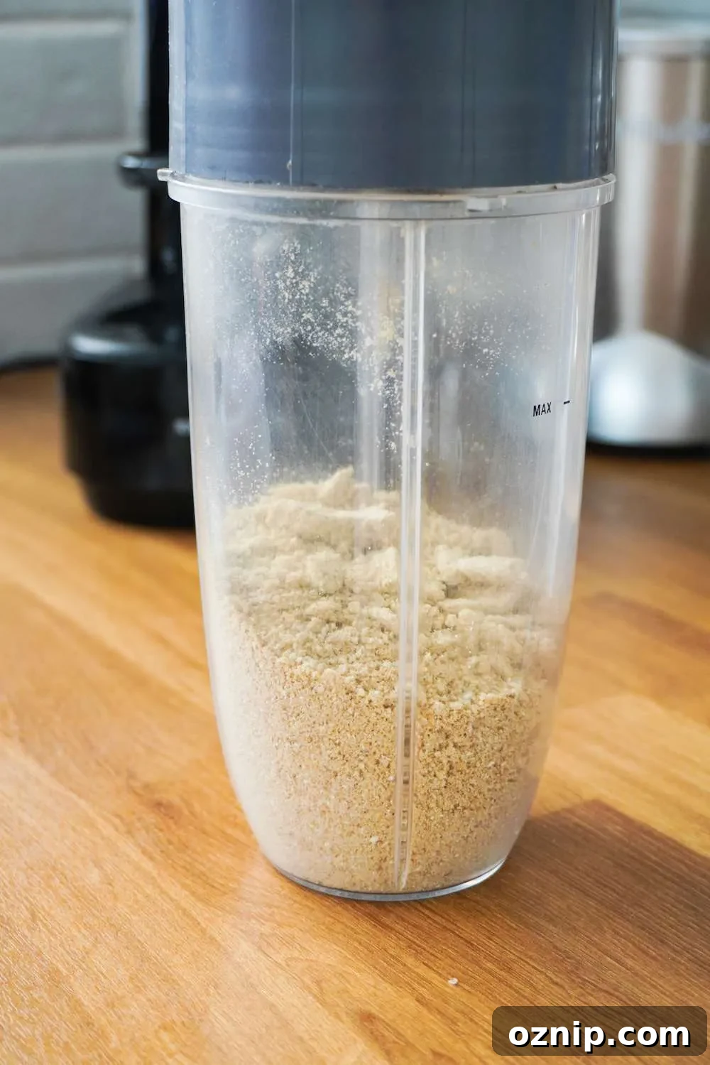 the flour for the healthy pie crust and topping